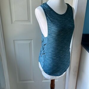 Lululemon Var-city tank top muscle tank Heathered hero blue